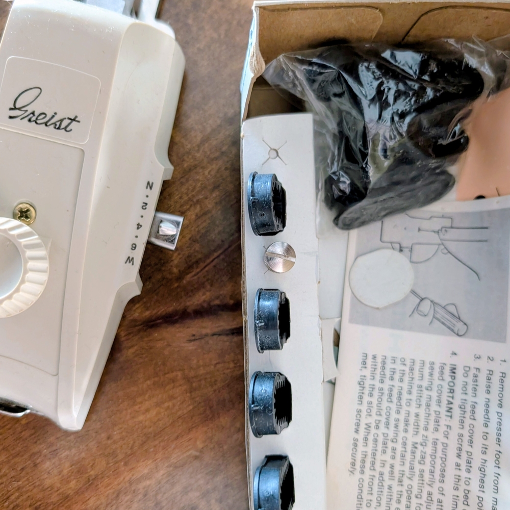 Greist Sewing Machine Attachment Set